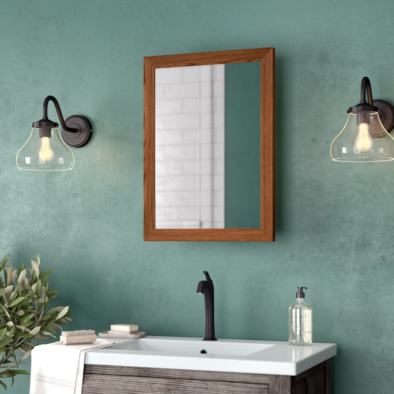 Charlton Home® Brennan Surface Mount Framed Medicine with 3